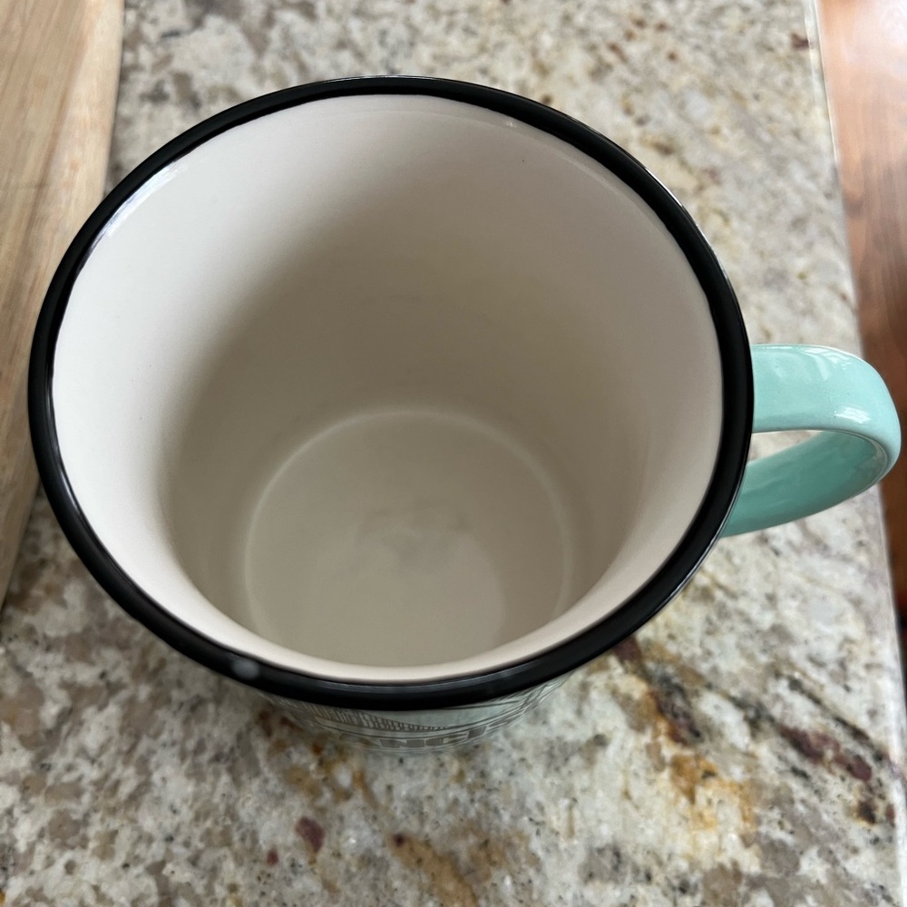 Blue San Francisco Aqua Green Coffee Mug - Picture 3 of 5